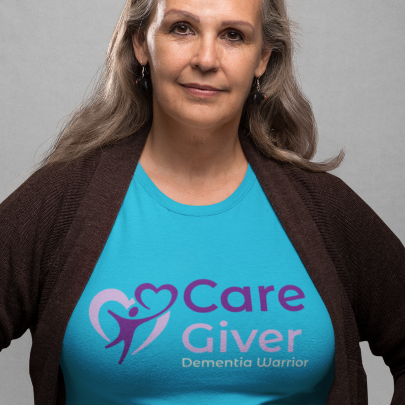Alzheimer's Awareness Caregiver T-shirt for Caregiver, Dementia warrior