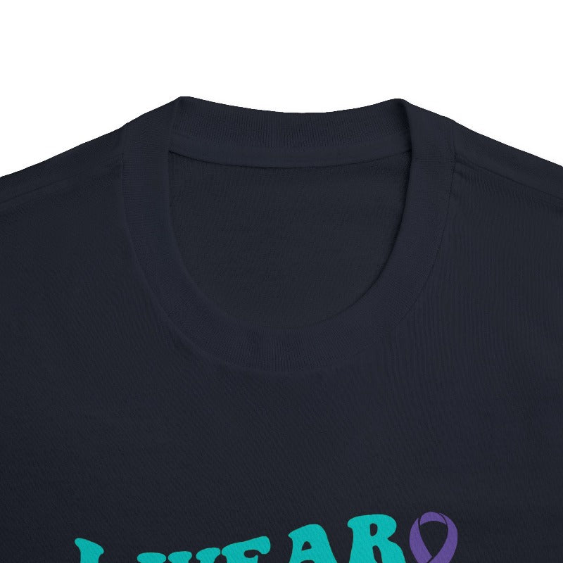 Alzheimer's awareness T-shirt, I WEAR PURPLE FOR....