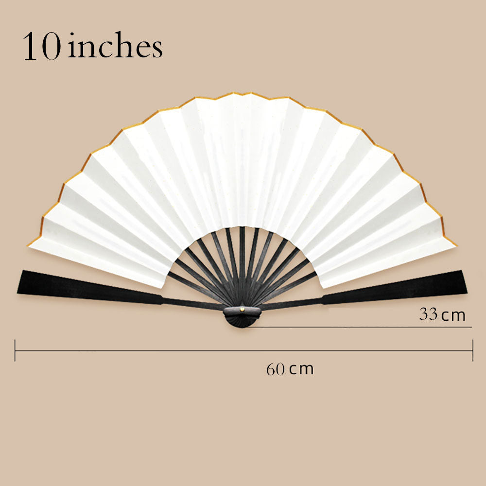 Double-side Custom Spun Silk Fan