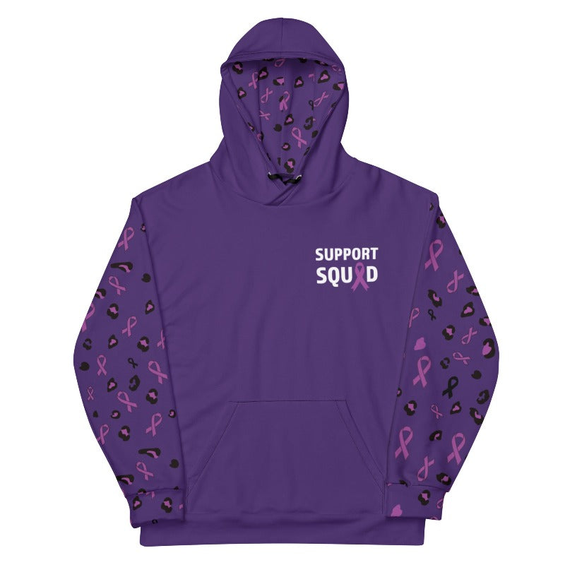 Alzheimer’s Awareness hoodie, All over Print design, SUPPORT SQUAD!