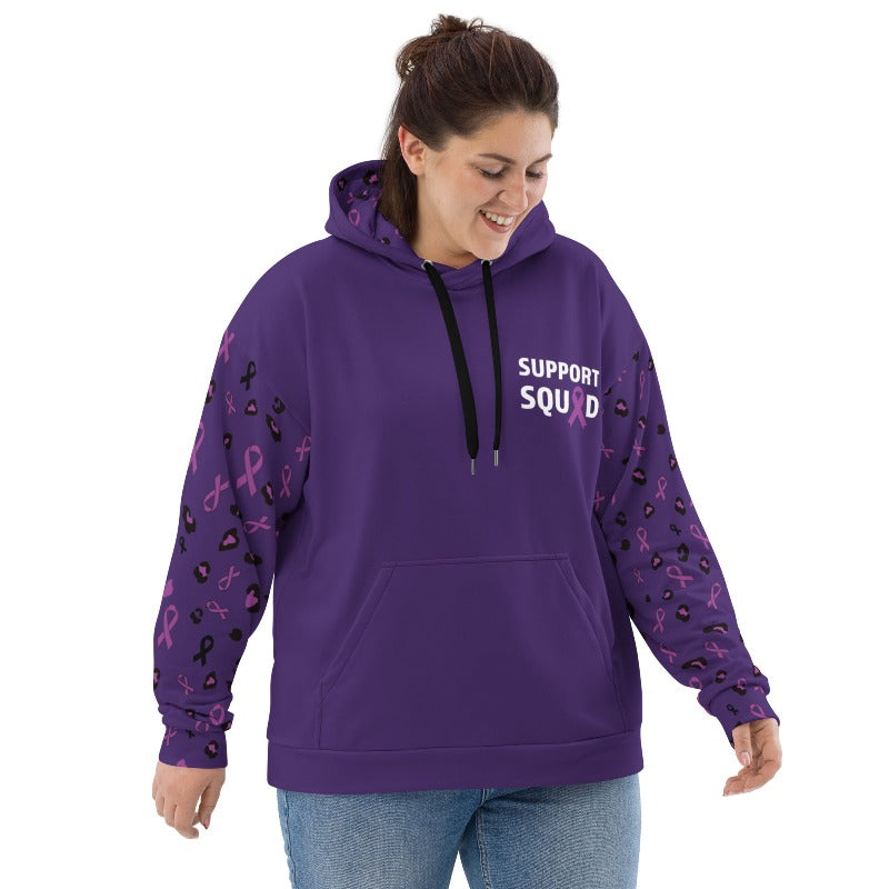 Alzheimer’s Awareness hoodie, All over Print design, SUPPORT SQUAD!