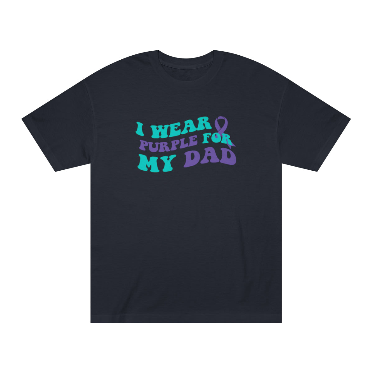 Alzheimer's awareness T-shirt, I WEAR PURPLE FOR....