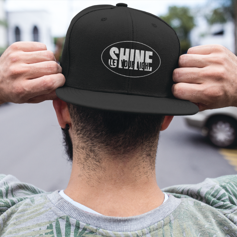 EMBROIDERED HAT. Let your light shine.