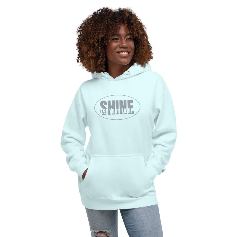 Let Your Light Shine Unisex embroidered Hoodie