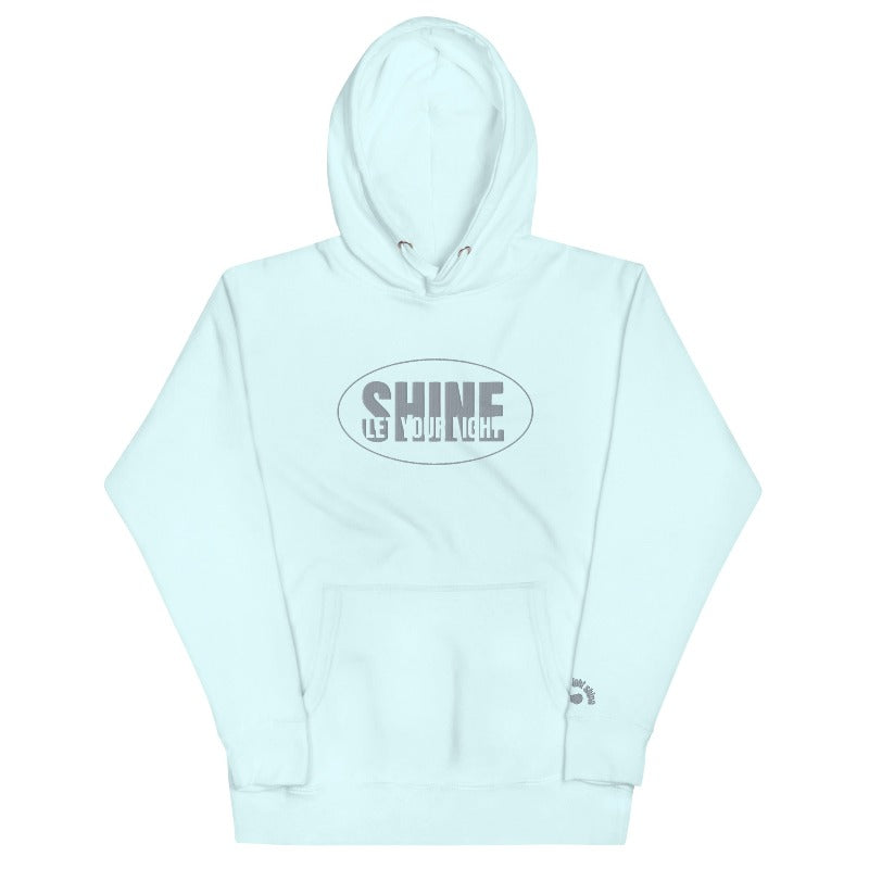 Let Your Light Shine Unisex embroidered Hoodie