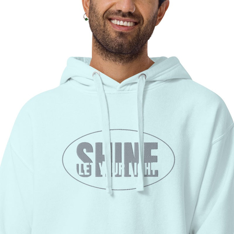 Let Your Light Shine Unisex embroidered Hoodie